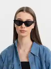 Черный солнцезащитные очки "Кошачий глаз"