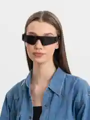 Черный градиентные солнцезащитные очки