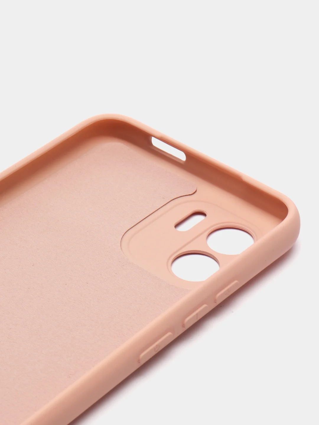 Бежевый чехол Silicone Cover для Xiaomi Redmi A1 (Сяоми Редми А1), силиконовый
