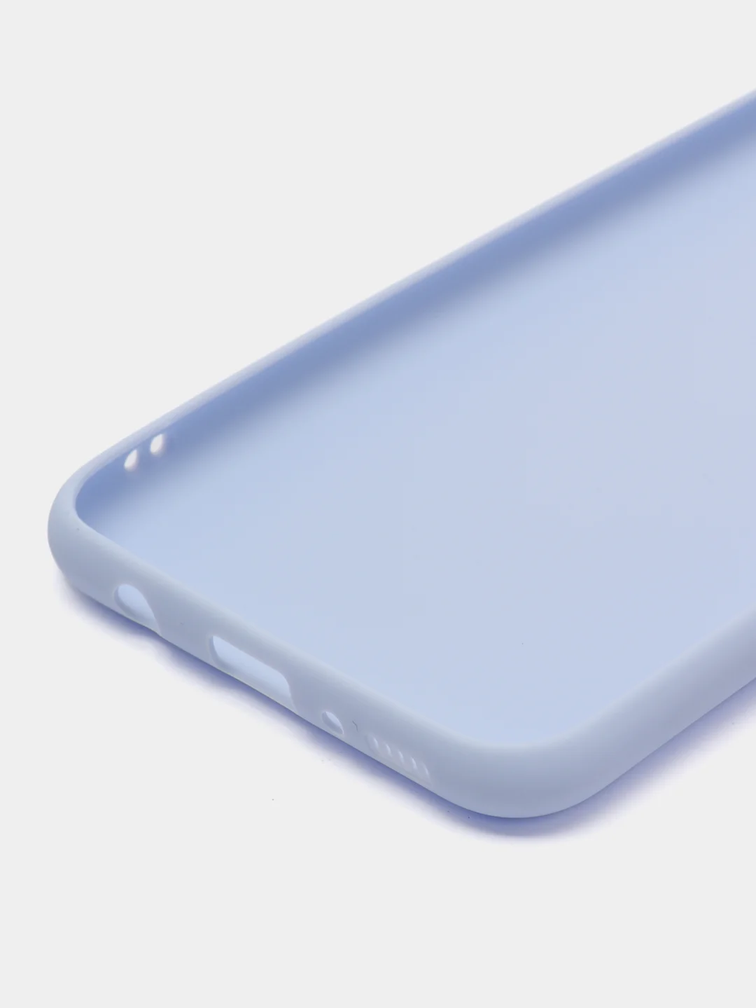 Небесно-голубой чехол силиконовый для Samsung Galaxy M31 (Самсунг Галакси М31), цветной, матовый