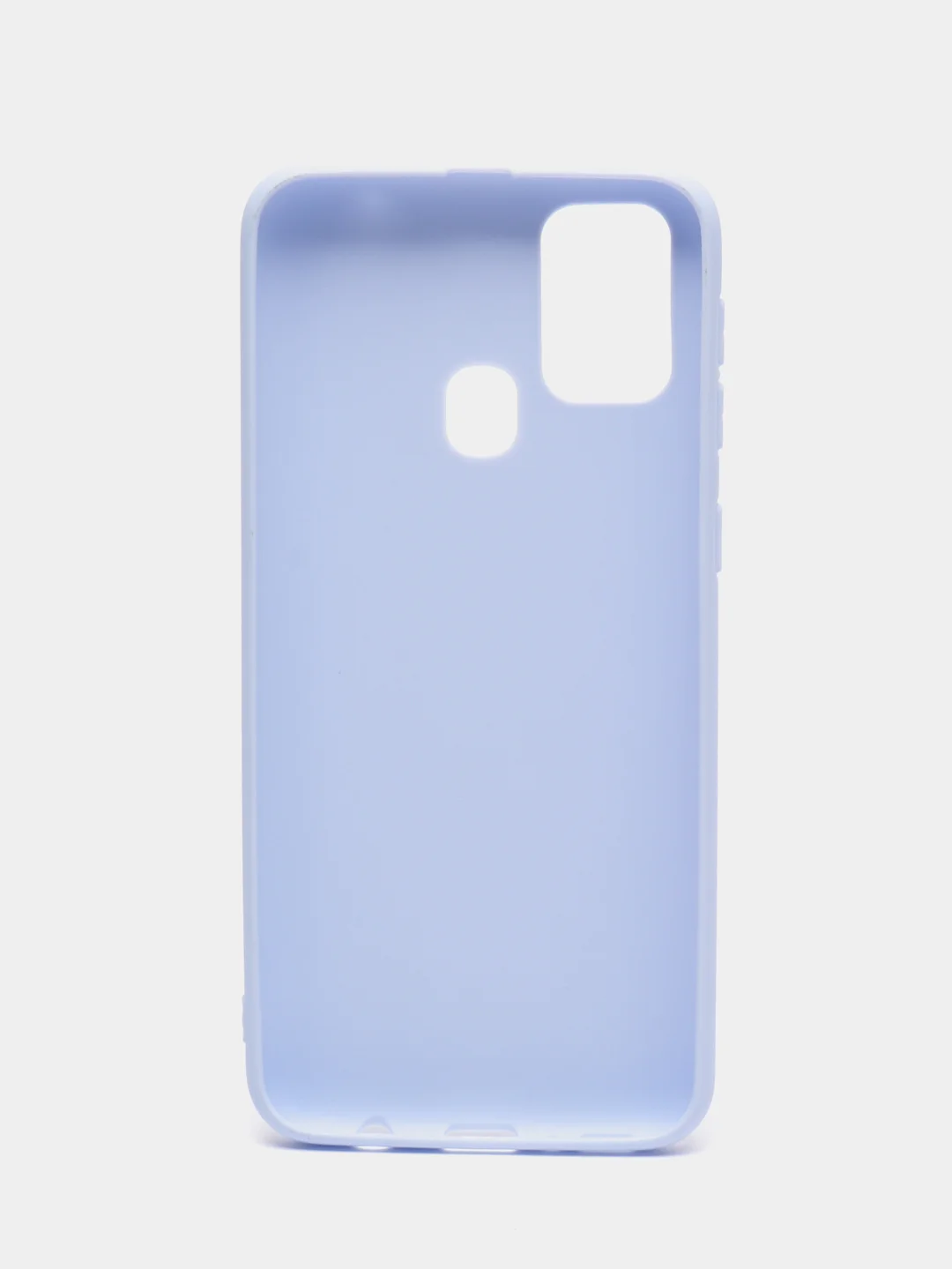 Небесно-голубой чехол силиконовый для Samsung Galaxy M31 (Самсунг Галакси М31), цветной, матовый