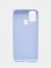 Небесно-голубой чехол силиконовый для Samsung Galaxy M31 (Самсунг Галакси М31), цветной, матовый