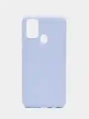 Небесно-голубой чехол силиконовый для Samsung Galaxy M31 (Самсунг Галакси М31), цветной, матовый