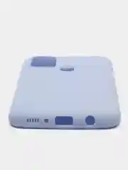 Небесно-голубой чехол силиконовый для Samsung Galaxy M31 (Самсунг Галакси М31), цветной, матовый