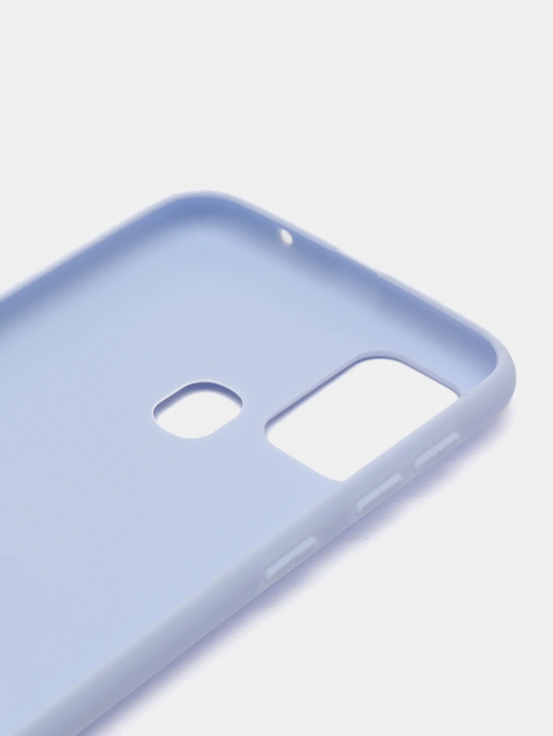 Небесно-голубой чехол силиконовый для Samsung Galaxy M31 (Самсунг Галакси М31), цветной, матовый