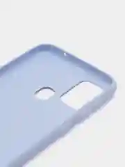 Небесно-голубой чехол силиконовый для Samsung Galaxy M31 (Самсунг Галакси М31), цветной, матовый