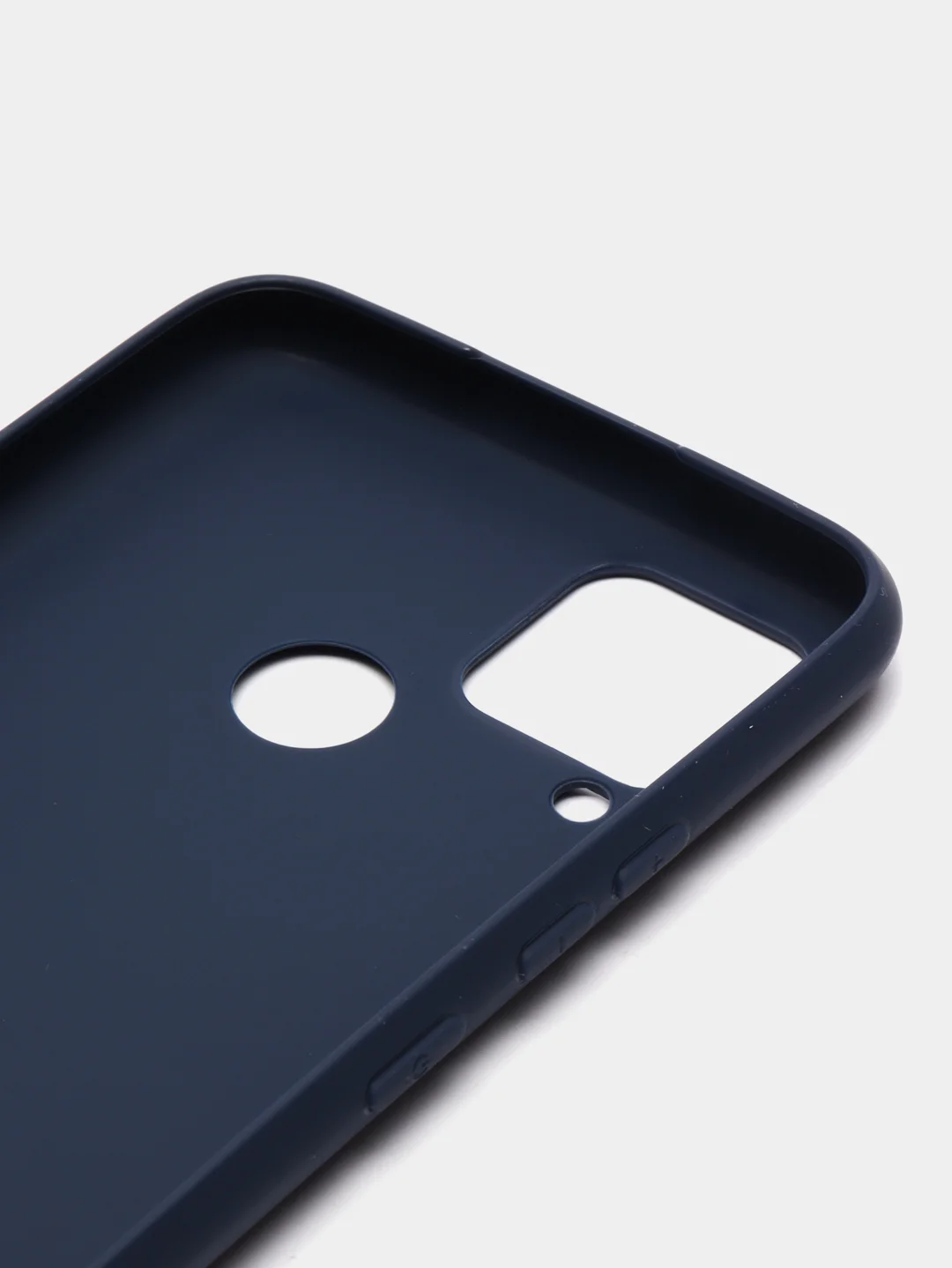 Индиго чехол для Realme C15, C25, C25S (Реалми С25 / С25С), силиконовый, цветной, матовый