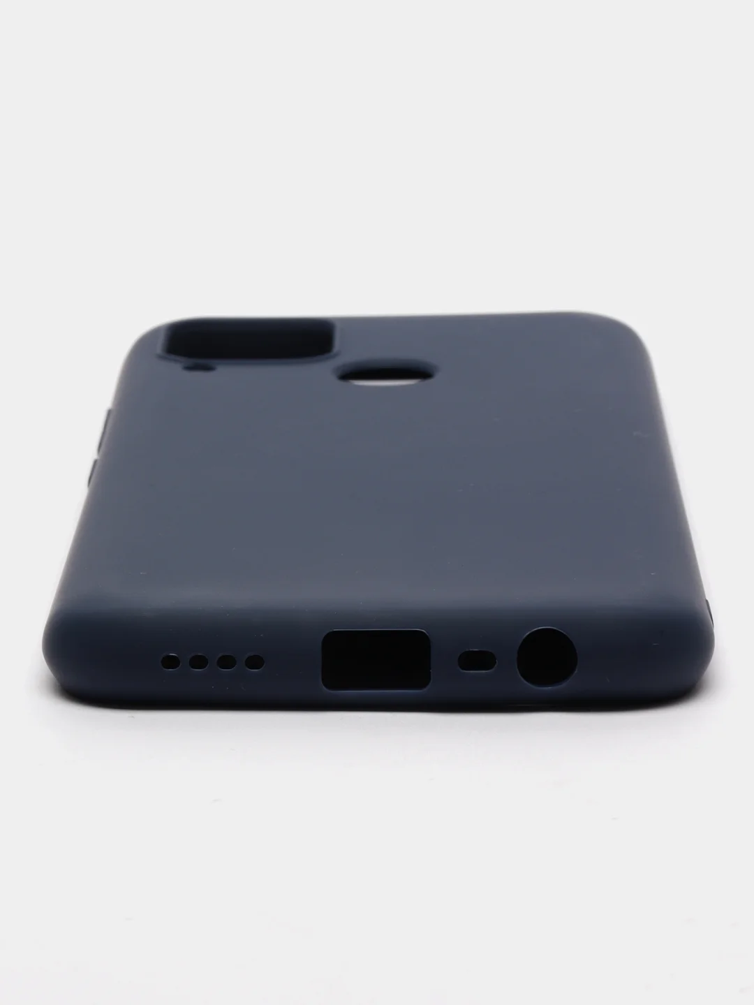 Индиго чехол для Realme C15, C25, C25S (Реалми С25 / С25С), силиконовый, цветной, матовый