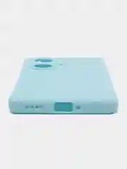 Голубой силиконовый чехол для Realme 10 Pro+  / 10 Pro Plus (Реалми 10 Про Плюс 5 Джи), прозрачный
