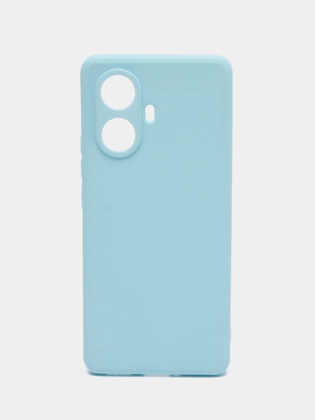 Голубой силиконовый чехол для Realme 10 Pro+ / 10 Pro Plus (Реалми 10 Про Плюс 5 Джи), прозрачный
