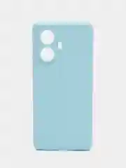 Голубой силиконовый чехол для Realme 10 Pro+  / 10 Pro Plus (Реалми 10 Про Плюс 5 Джи), прозрачный