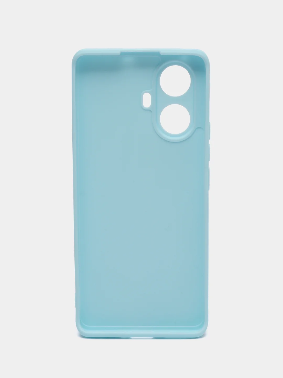 Голубой силиконовый чехол для Realme 10 Pro+ / 10 Pro Plus (Реалми 10 Про Плюс 5 Джи), прозрачный