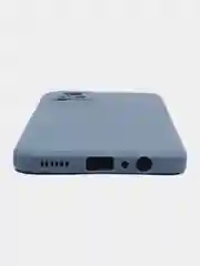 Синий меланж силиконовый чехол для Vivo V21e (Виво В21Е) с защитой камеры