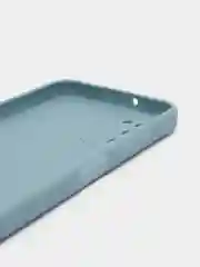 Светло-синий чехол Samsung Galaxy A03s (Самсунг Гелакси А03С) силиконовый