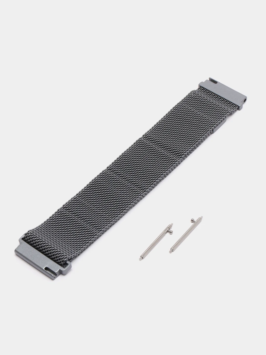 Тёмно-серый металлический ремешок для Xiaomi Amazfit Bip, Samsung S2 Classic (Lite), GT / GTS
