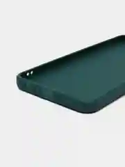 Тёмно-зелёный силиконовый чехол для Vivo V21e (Виво В21Е) с защитой камеры