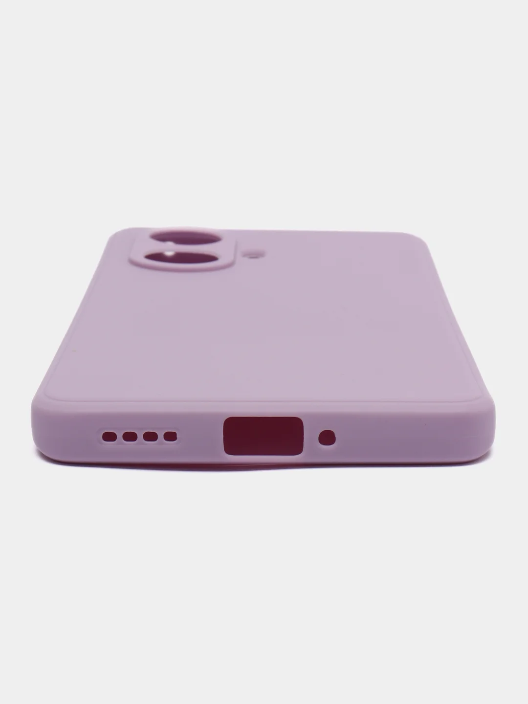 Лавандовый силиконовый чехол для Realme 10 Pro+ / 10 Pro Plus (Реалми 10 Про Плюс 5 Джи), прозрачный