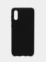 Хром чехол силиконовый на Samsung Galaxy A02 (Самсунг Галакси А02), цветной, матовый