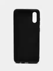Хром чехол силиконовый на Samsung Galaxy A02 (Самсунг Галакси А02), цветной, матовый