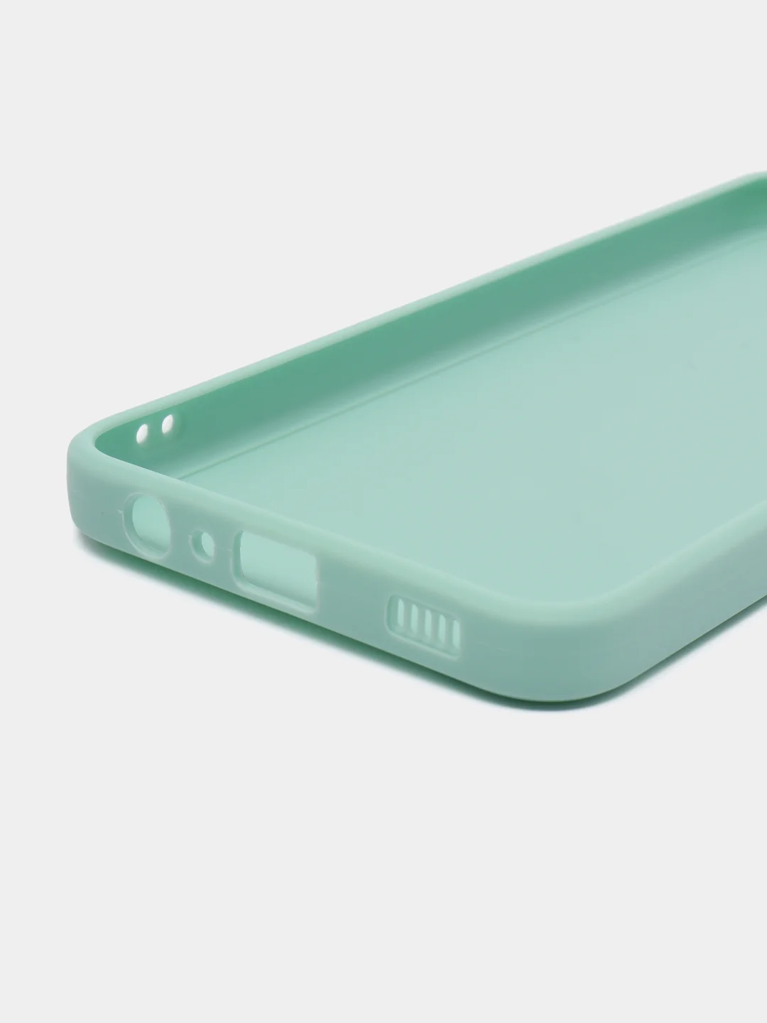 Мятный чехол Samsung Galaxy A03s (Самсунг Гелакси А03С) силиконовый