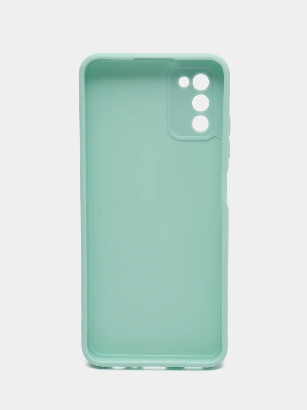 Мятный чехол Samsung Galaxy A03s (Самсунг Гелакси А03С) силиконовый