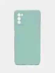 Мятный чехол Samsung Galaxy A03s (Самсунг Гелакси А03С) силиконовый
