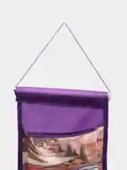 Фиолетовый кармашки в шкафчик для детского сада