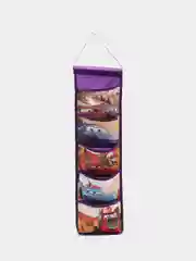 Фиолетовый кармашки в шкафчик для детского сада