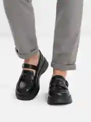 Черный лоферы женские, демисезонные