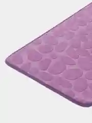 Фиолетовый коврик для ванной и туалета каменный 60 х 40,  50 х 80