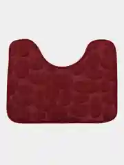 Бордовый коврики для ванной и туалета, комплект 2 шт
