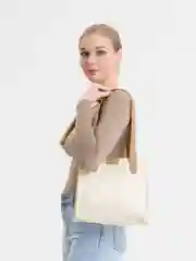 Молочный сумка из экокожи
