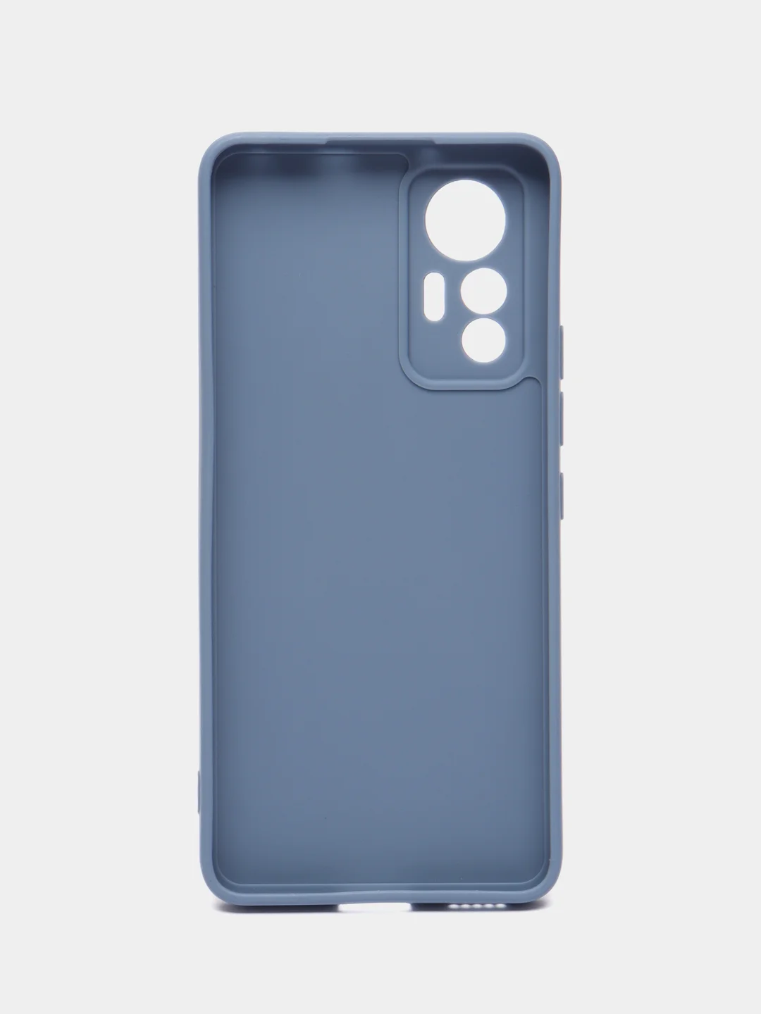 Синий меланж силиконовый чехол для Xiaomi 12 Lite (Сяоми 12 Лайт), прозрачный