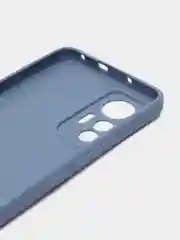 Синий меланж силиконовый чехол для Xiaomi 12 Lite (Сяоми 12 Лайт), прозрачный