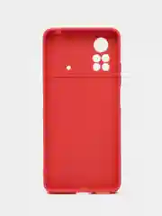 Коралловый чехол Xiaomi Poco X4 Pro (Сяоми Поко Х4 Про), прозрачный