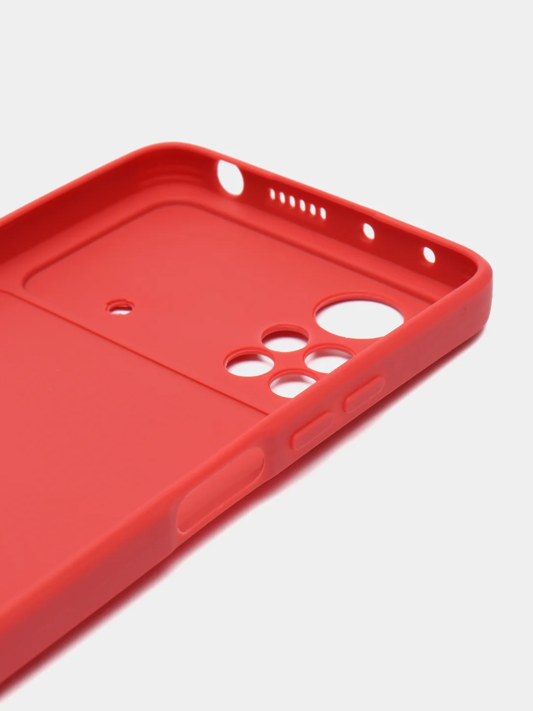 Коралловый чехол Xiaomi Poco X4 Pro (Сяоми Поко Х4 Про), прозрачный