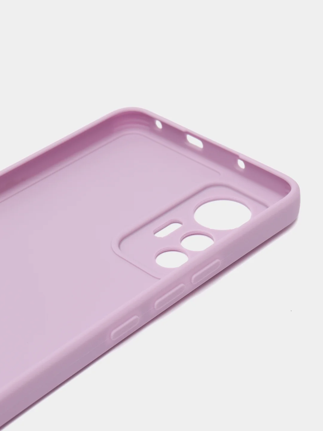 Лавандовый силиконовый чехол для Xiaomi 12 Lite (Сяоми 12 Лайт), прозрачный