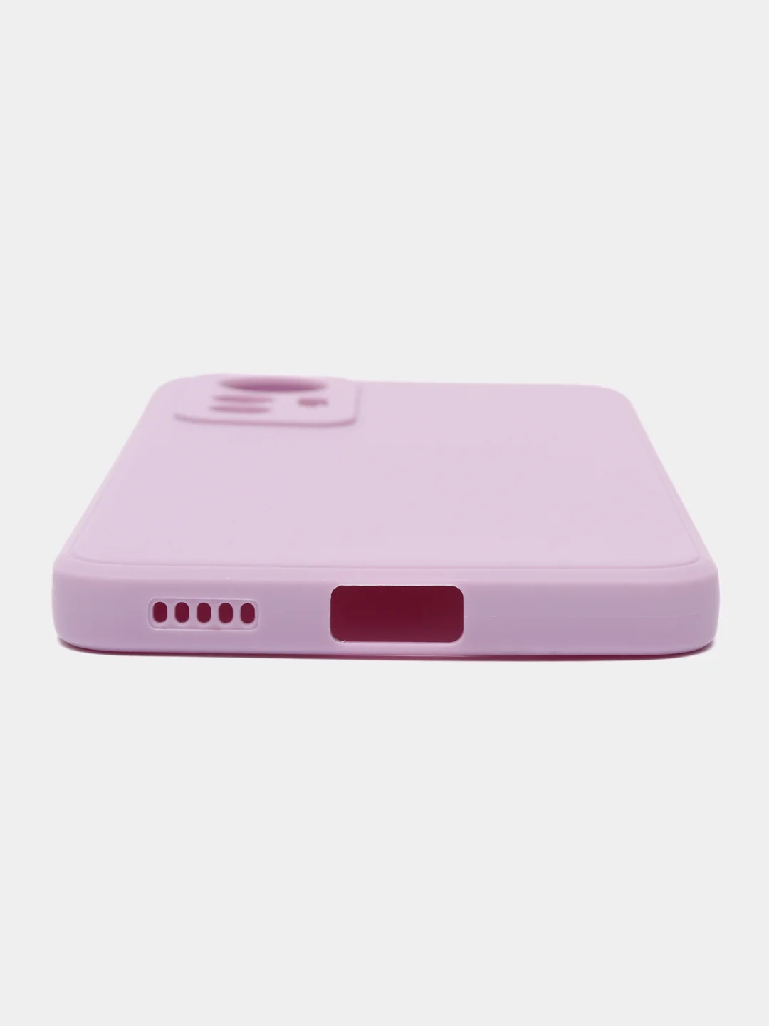 Лавандовый силиконовый чехол для Xiaomi 12 Lite (Сяоми 12 Лайт), прозрачный