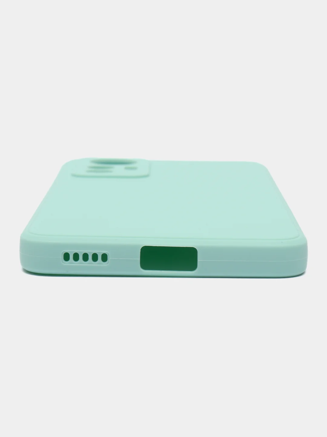 Мятный силиконовый чехол для Xiaomi 12 Lite (Сяоми 12 Лайт), прозрачный