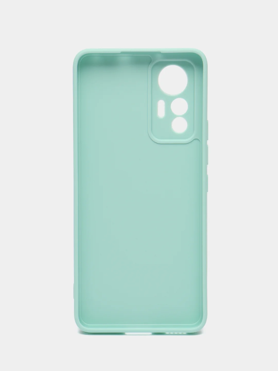 Мятный силиконовый чехол для Xiaomi 12 Lite (Сяоми 12 Лайт), прозрачный