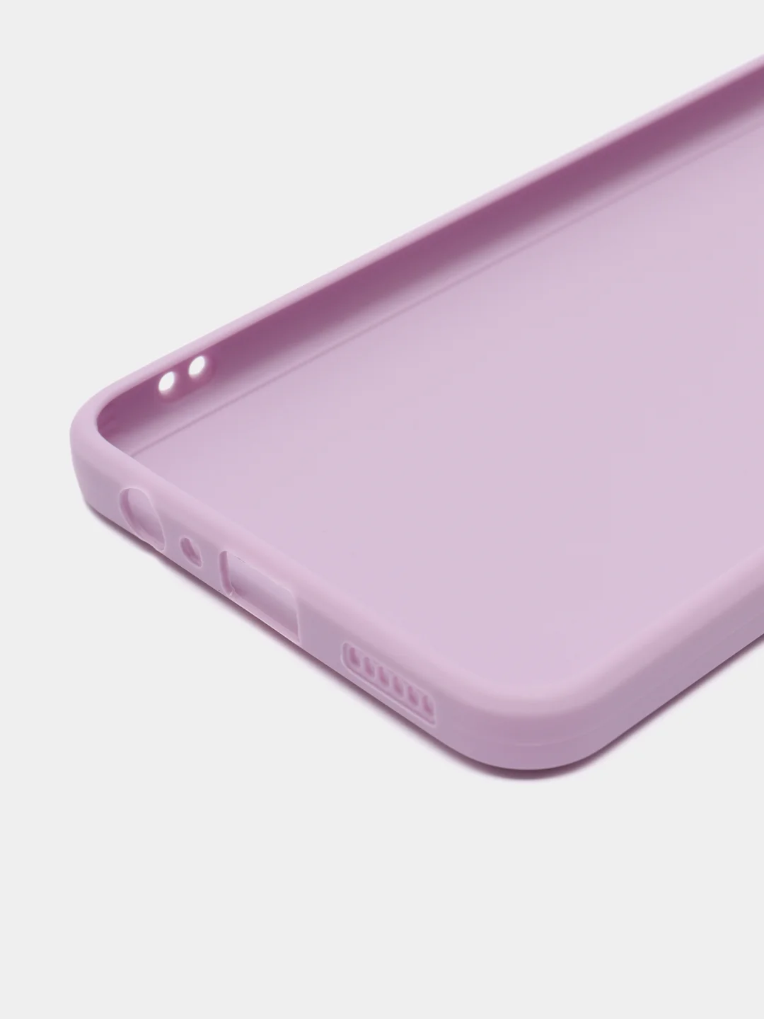 Лавандовый силиконовый чехол для Vivo V21e (Виво В21Е) с защитой камеры