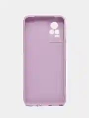 Лавандовый силиконовый чехол для Vivo V21e (Виво В21Е) с защитой камеры