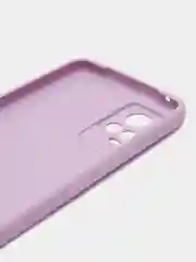Лавандовый силиконовый чехол для Vivo V21e (Виво В21Е) с защитой камеры