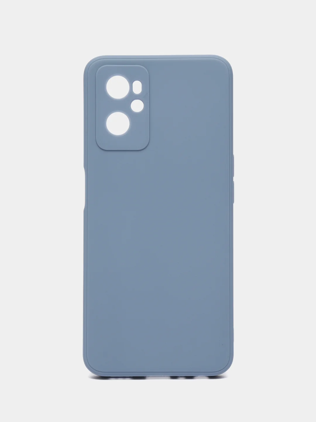 Синий меланж силиконовый чехол для Realme 9i 4G / Oppo A96, (Реалми 9Ай / Оппо А96), прозрачный