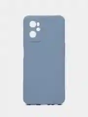 Синий меланж силиконовый чехол для Realme 9i 4G / Oppo A96, (Реалми 9Ай / Оппо А96), прозрачный