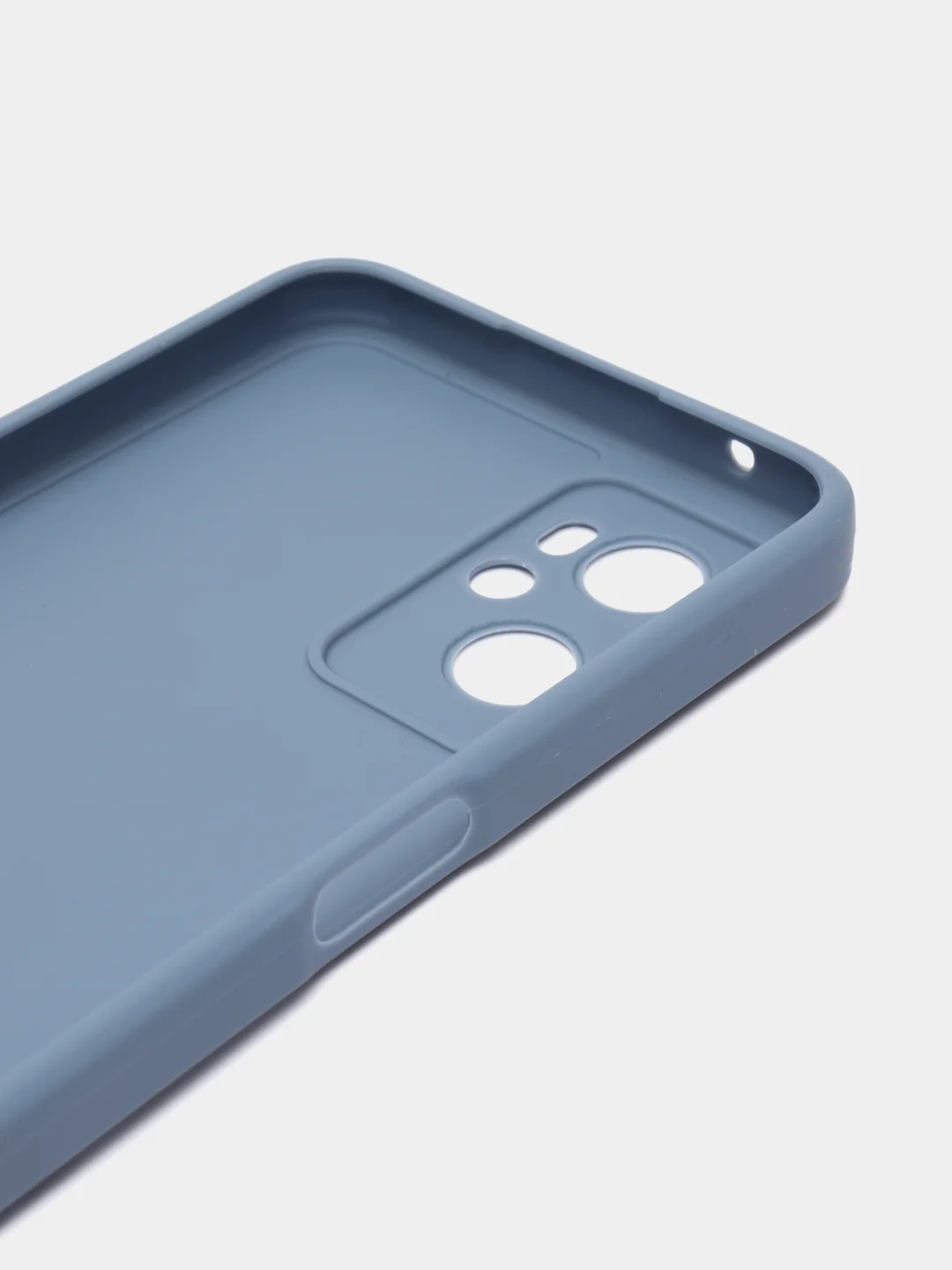 Синий меланж силиконовый чехол для Realme 9i 4G / Oppo A96, (Реалми 9Ай / Оппо А96), прозрачный