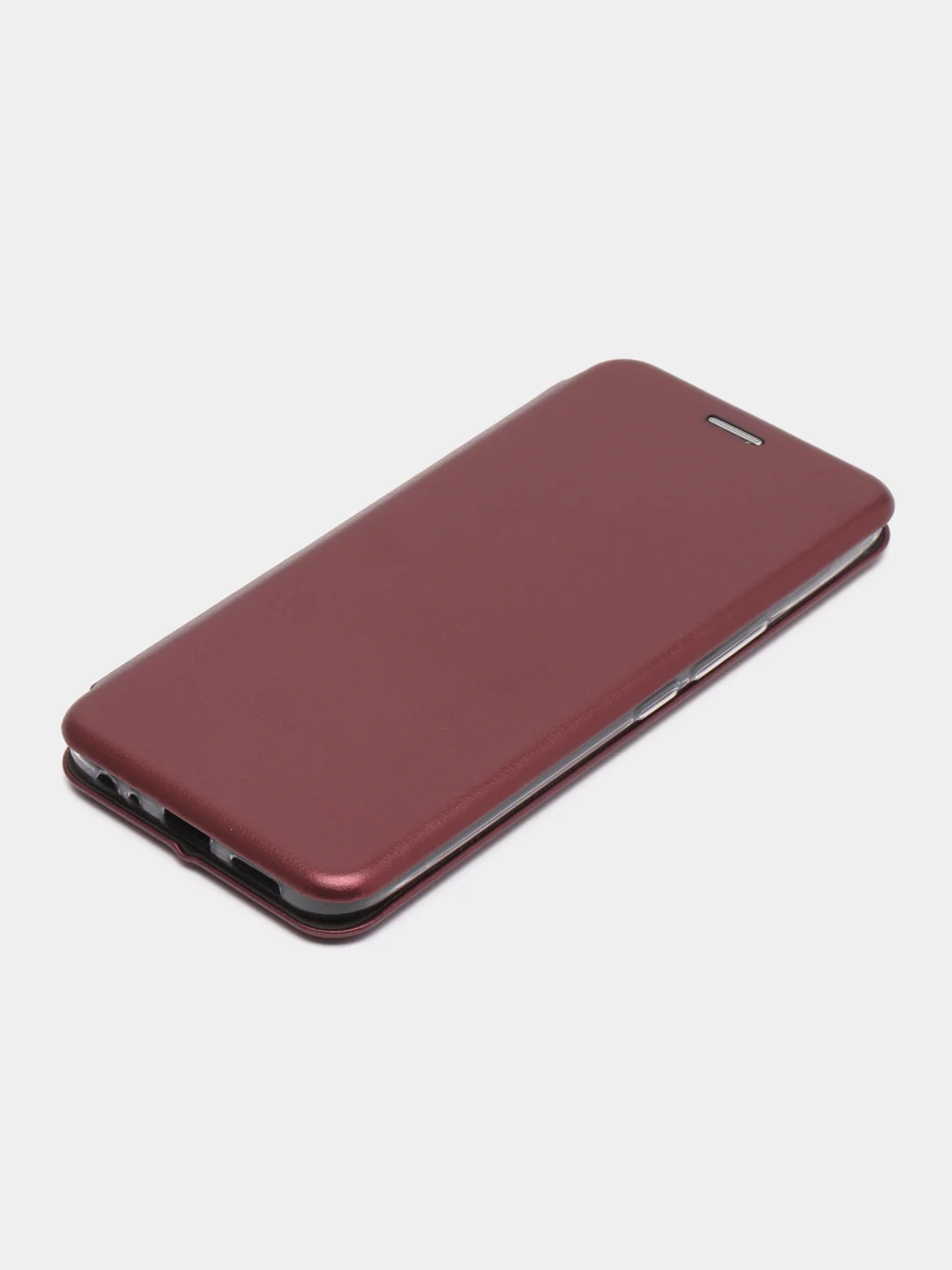 Багровый чехол-книжка для Tecno Spark 8C / Spark Go 2022 (Техно Спарк 8С / Спарк Го 2022)