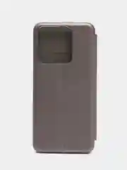 Серый чехол-книжка для Tecno Spark 8C / Spark Go 2022 (Техно Спарк 8С / Спарк Го 2022)
