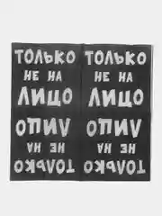 Тёмно-серый салфетки бумажные однослойные "Гармония цвета", 24 х 24, 20 штук