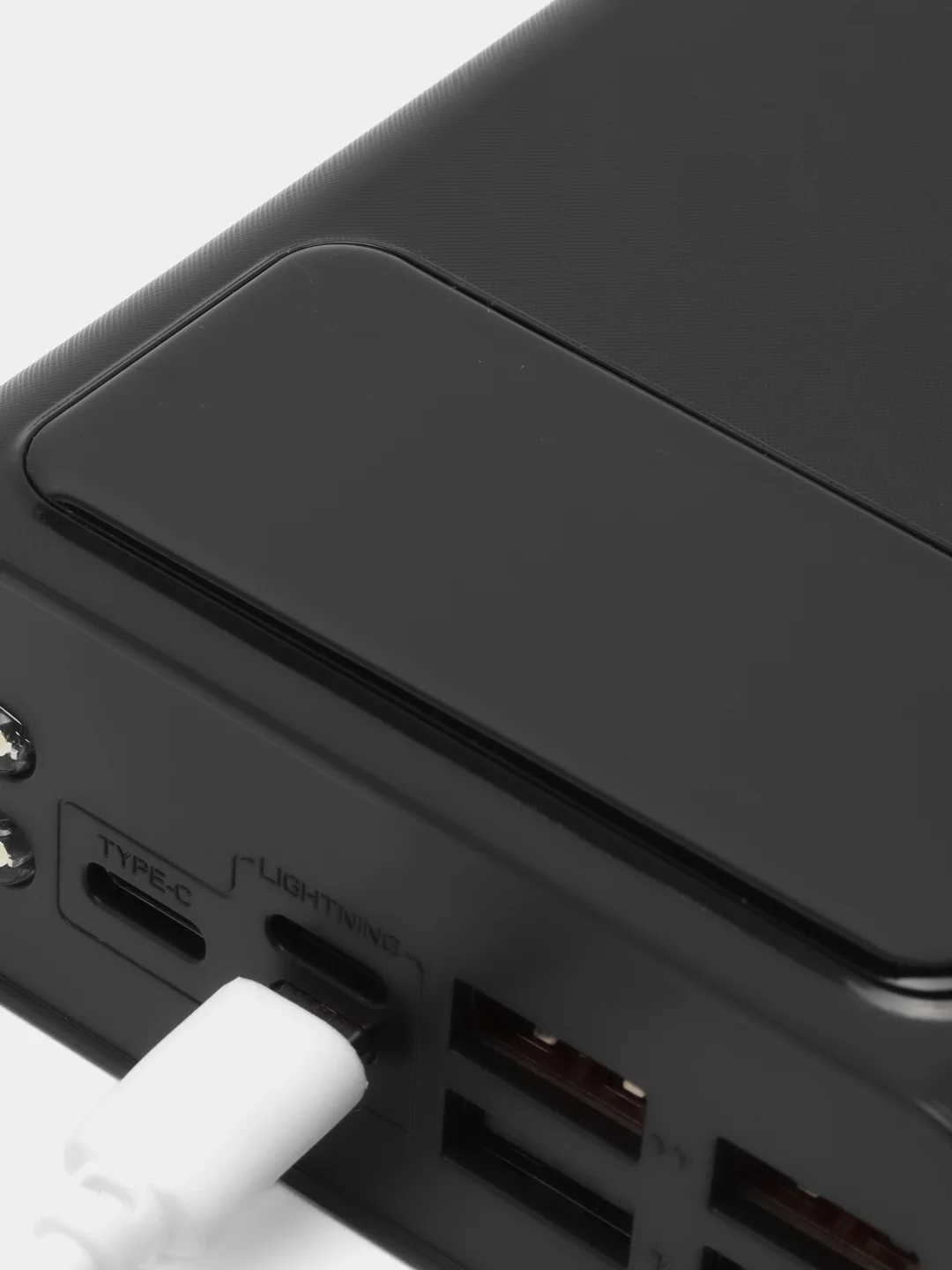 Серый внешний аккумулятор Power Bank, 40000 мА